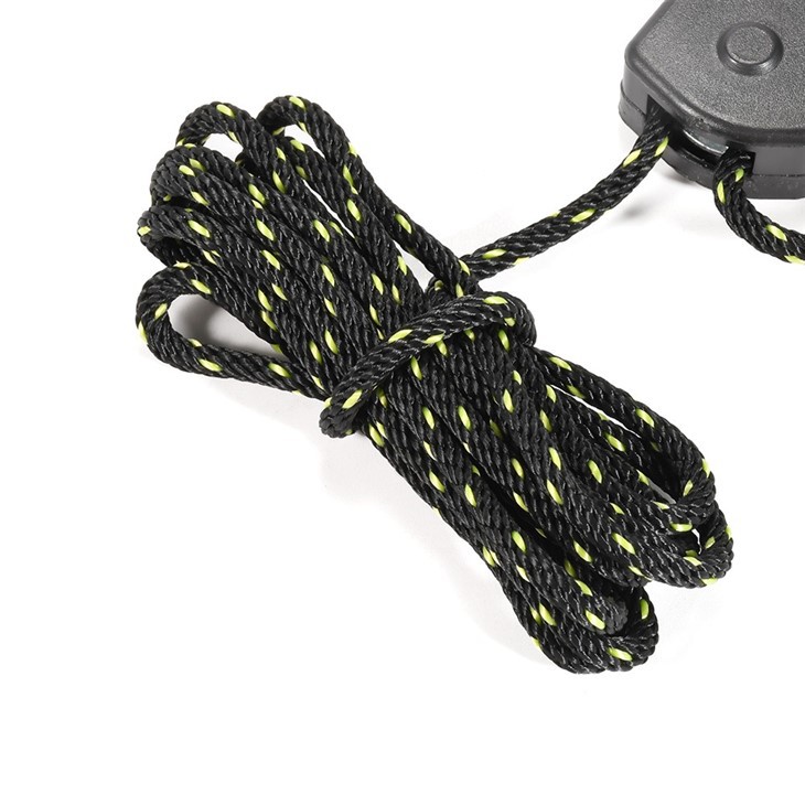 Outdoor Rope Hanger Ratchet Tie Down Strap With Carabiner Hook