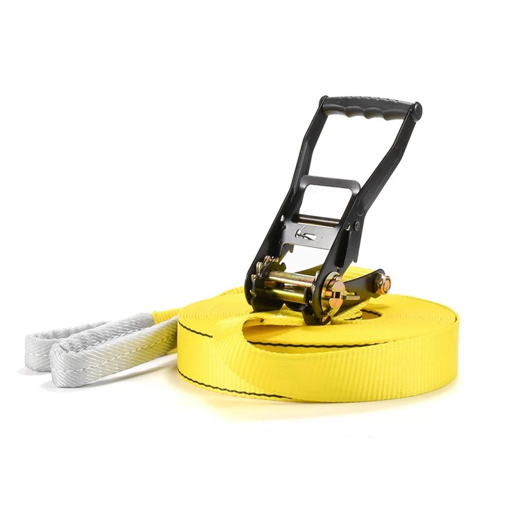 Plastic Handle Black E Coating Ratchet Slackline